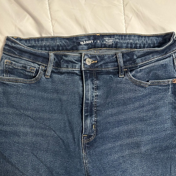 Old Navy Higher High Rise Flare Size 12 Jeans - Picture 3 of 3